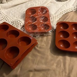 Silicone molds, 6pcs